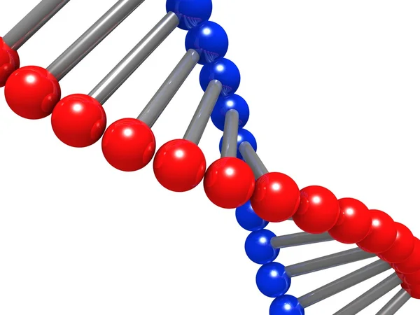 Цифровий ілюстрація ДНК — стокове фото