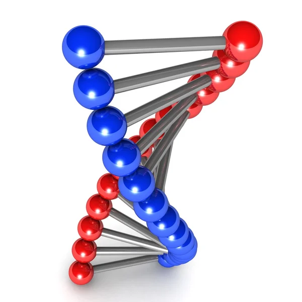 Цифровий ілюстрація ДНК — стокове фото
