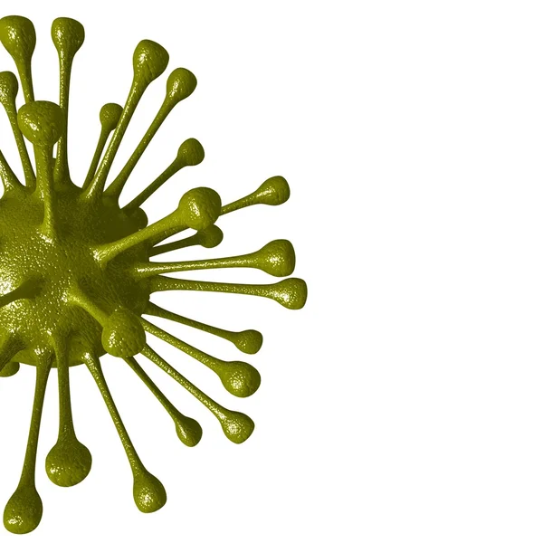 3D барвисті вірус — стокове фото