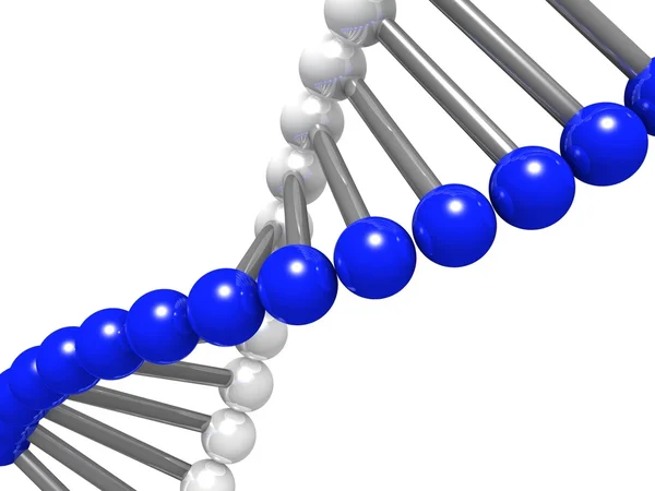 DNA'ın dijital illüstrasyon — Stok fotoğraf