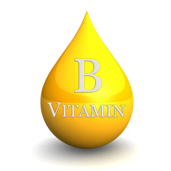 Vitamina B amarela — Fotografia de Stock