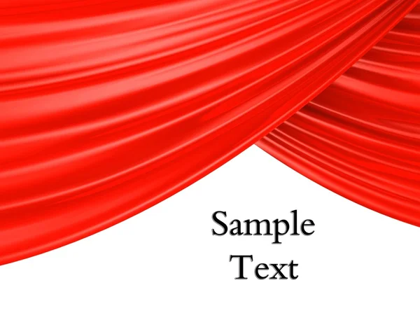 Анотація червоної тканини — стокове фото