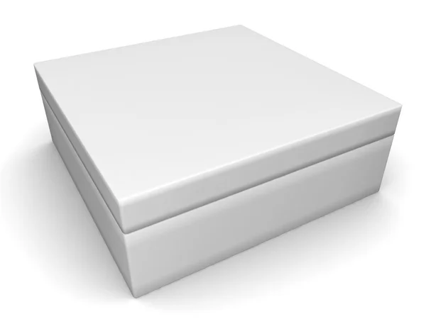 White blank box — Stock Photo, Image