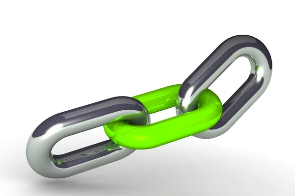 Illustration of chain links — Stock Photo, Image