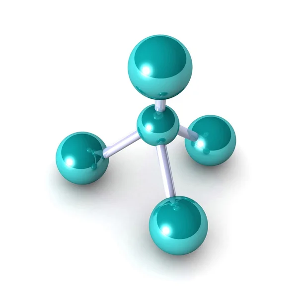 Modèle de molécule de méthane — Photo