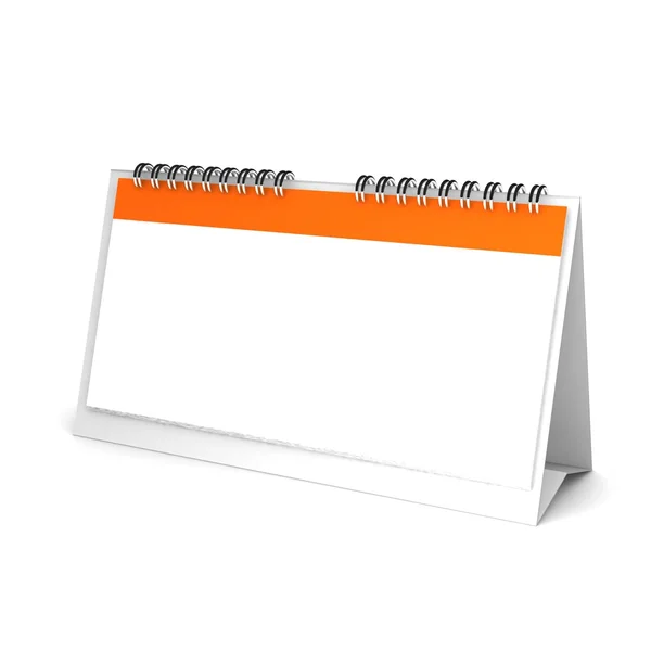 3d Calendario in bianco — Foto Stock