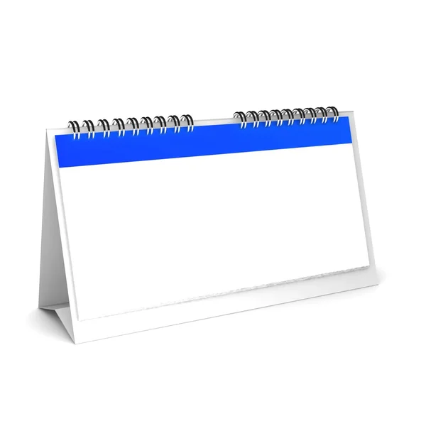 3d Calendario en blanco —  Fotos de Stock