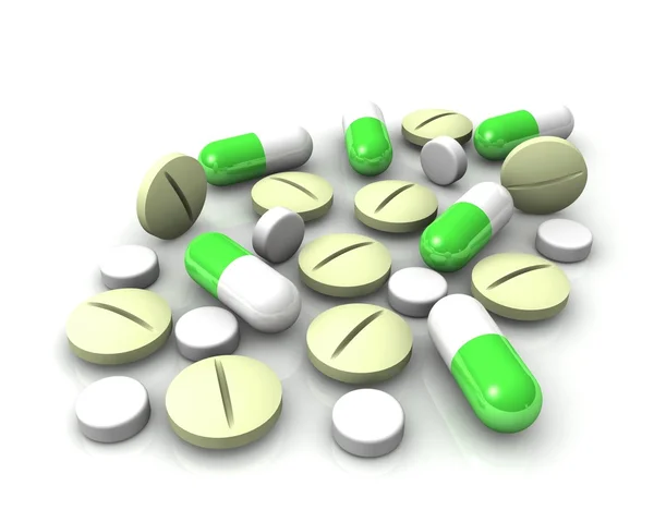 3d medicine pills — Stock Photo, Image