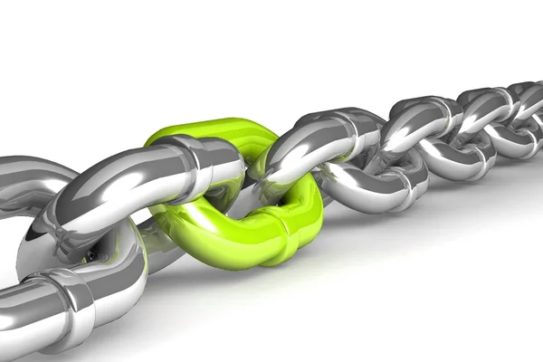 Single chain link — Stock Photo, Image