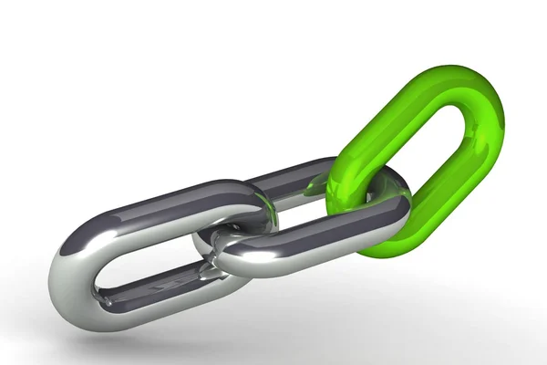 Illustration of chain links — Stock Photo, Image