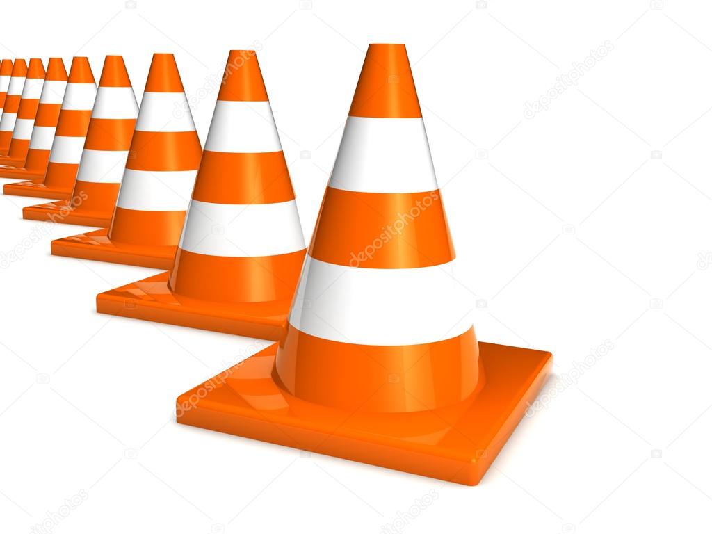 3d traffic cones