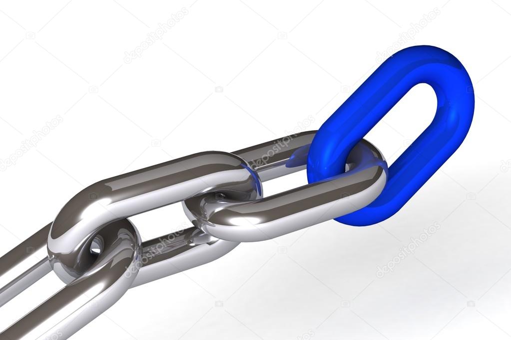 Illustration of chain links