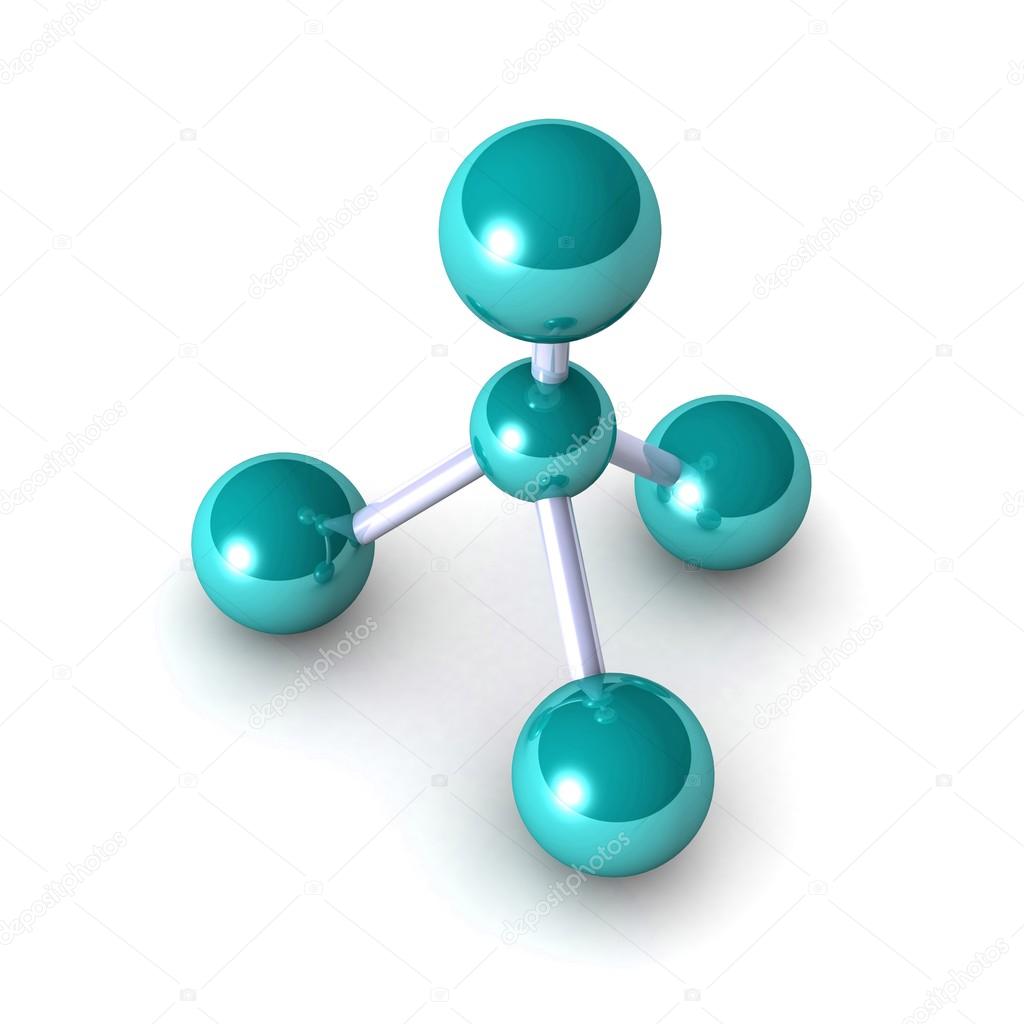 Methane Molecule Model — Stock Photo © LovArt #65869659, image size:1024x1024