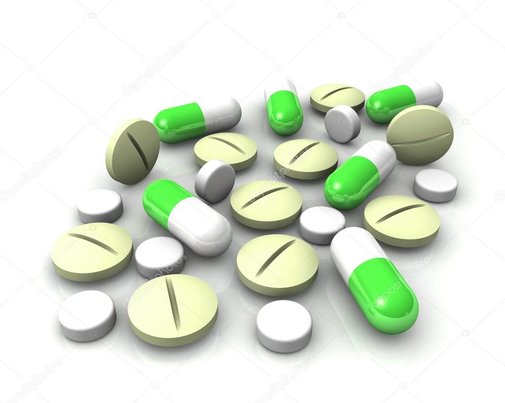 3d medicine pills