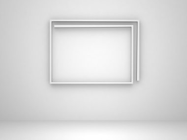 beyaz boş bookshelf