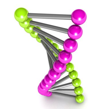 DNA'ın dijital illüstrasyon