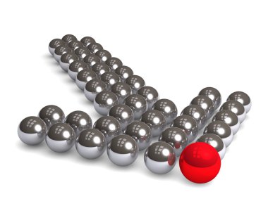 Ok gümüş toplar yaptı