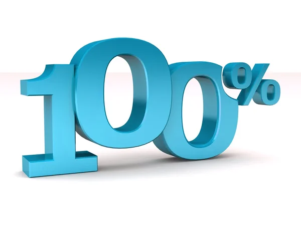 100 % sleva symbol — Stock fotografie