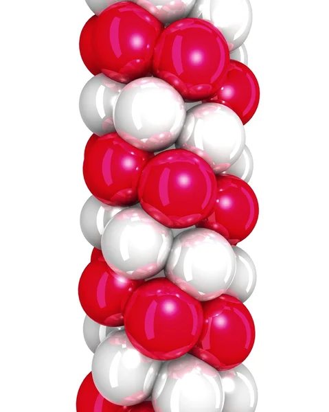 Färgglada flygande ballonger — Stockfoto