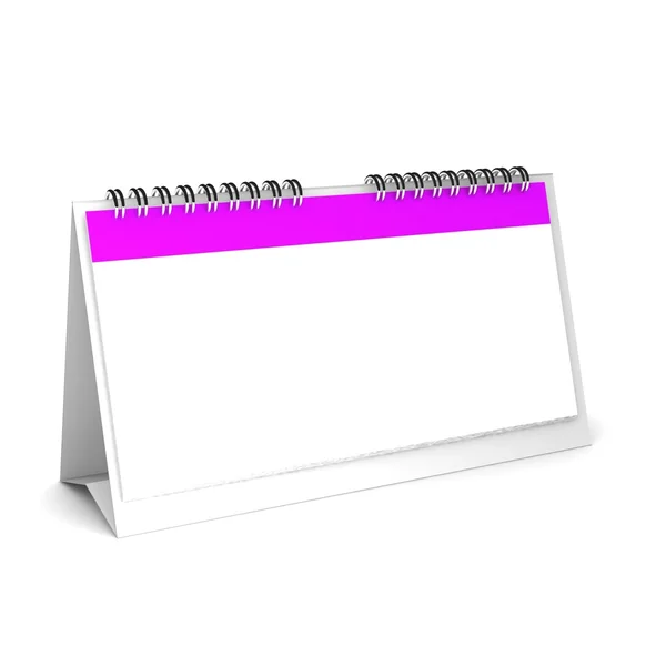 3d Blank calendar — Stock Photo, Image