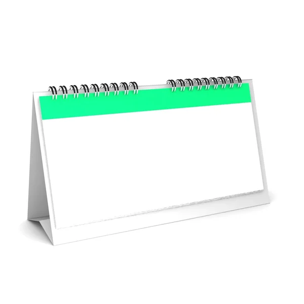 3d Calendario en blanco —  Fotos de Stock