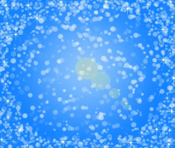Снежинки зимний фон — стоковое фото