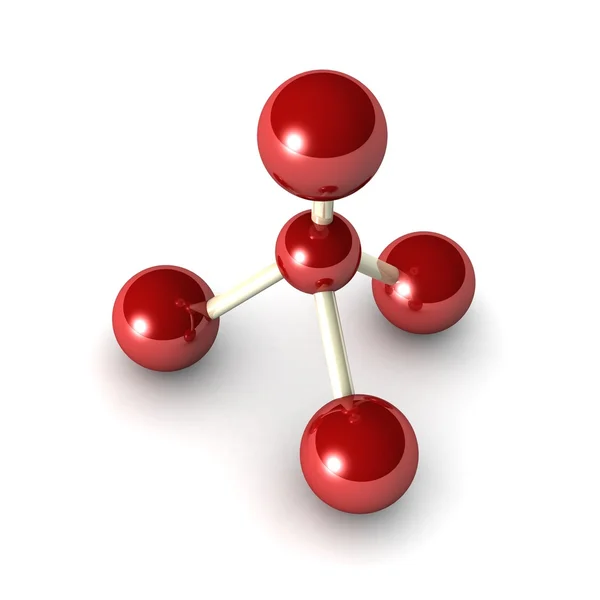 Methane Molecule Model — Stock Photo, Image