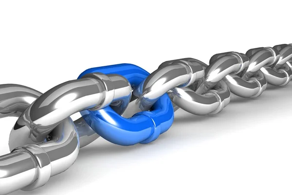 Single chain link — Stock Photo, Image
