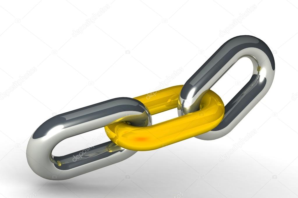 Illustration of chain links