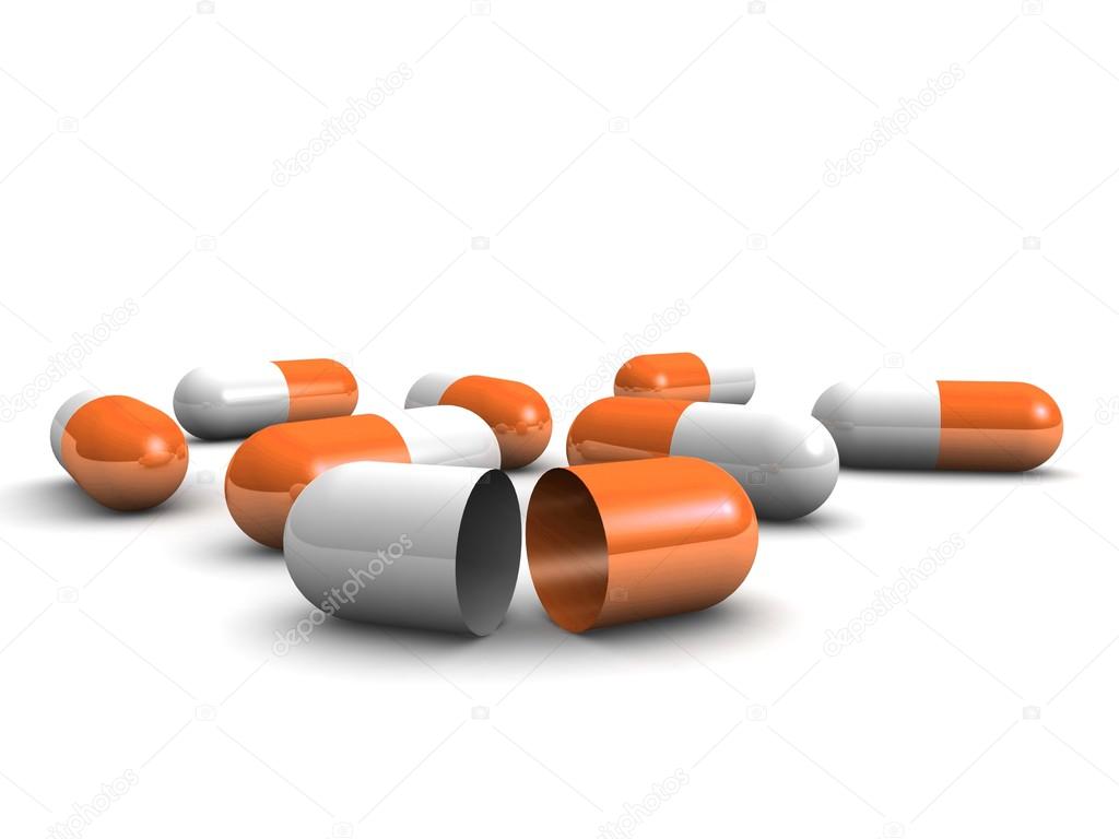 3D capsule pills