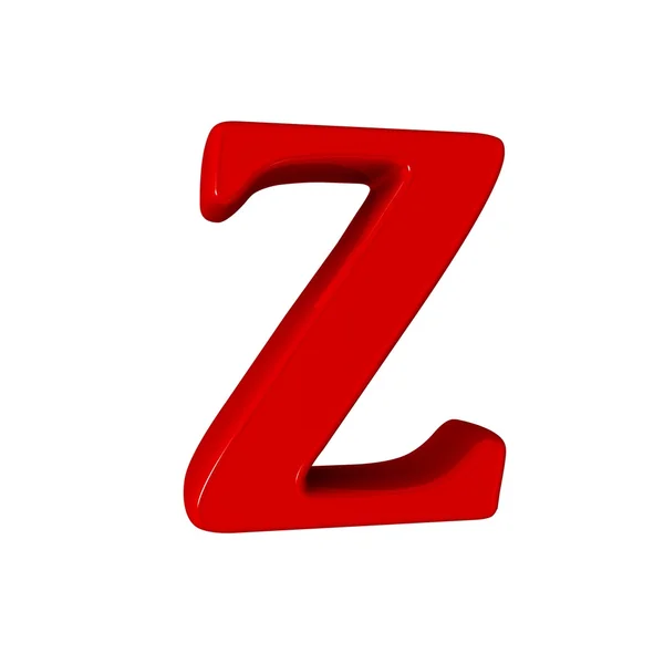 Single Z alphabet letter — Stock Photo, Image