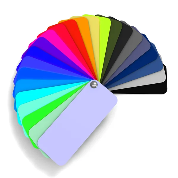 Color guide with shade — Stock Photo, Image