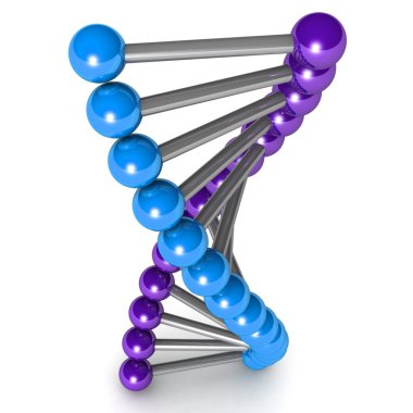 DNA'ın dijital illüstrasyon