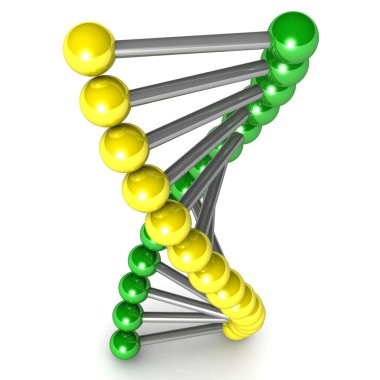 DNA'ın dijital illüstrasyon