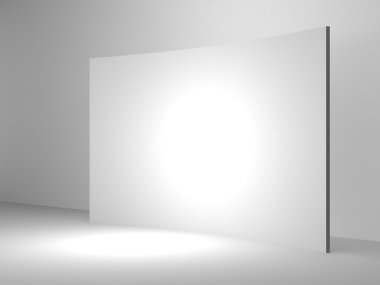 boş ticaret göstermek standında render