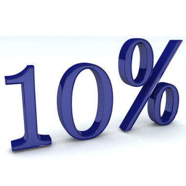 Yüzde 10, 3d render