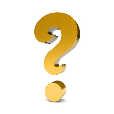 Soru işareti, illüstrasyon.