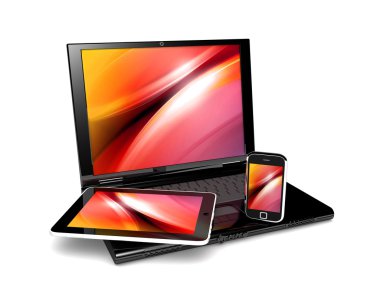 dizüstü bilgisayar, tablet, ekran