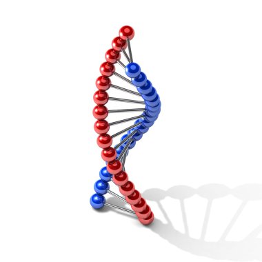 DNA'ın dijital illüstrasyon