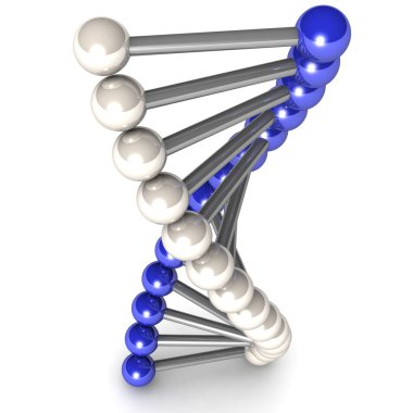 DNA'ın dijital illüstrasyon
