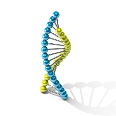 DNA'ın dijital illüstrasyon