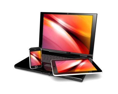 dizüstü bilgisayar, tablet, ekran
