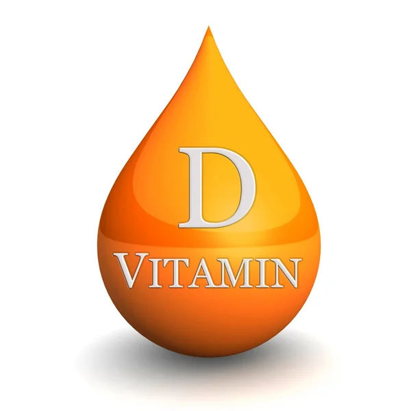 Vitamina D, naranja — Foto de Stock