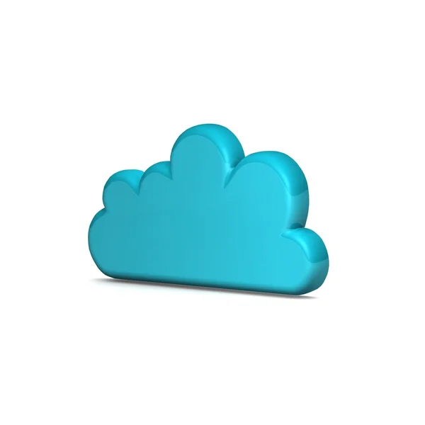 Símbolo de computação em nuvem — Fotografia de Stock