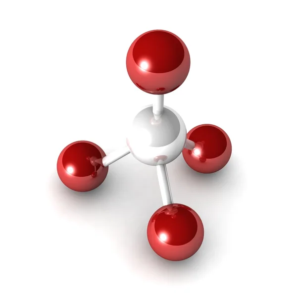 Metan molekül modeli — Stok fotoğraf