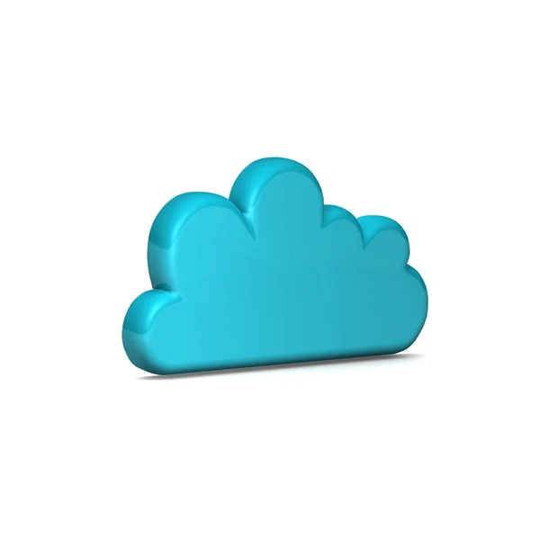 Símbolo de computação em nuvem — Fotografia de Stock