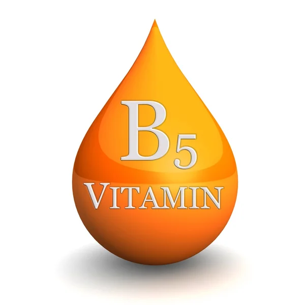 Vitamin b5, orange — Stockfoto