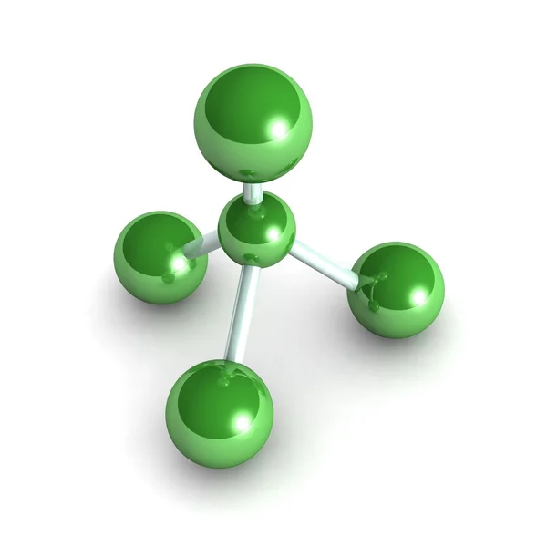 Modelo de molécula de metano — Foto de Stock