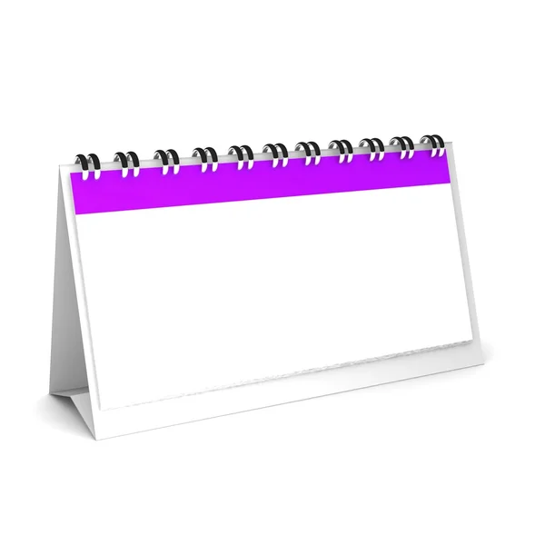 White empty calendar — Stock Photo, Image