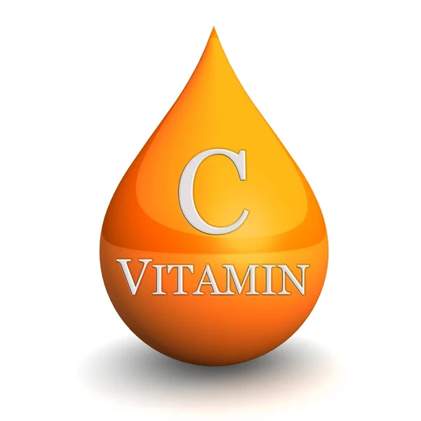 C-vitamin, apelsin — Stockfoto